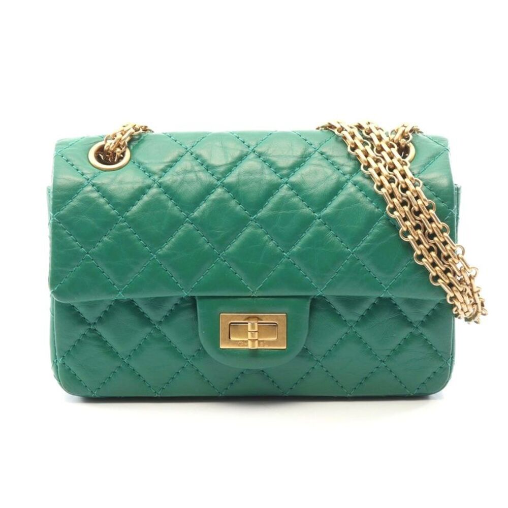 Chanel 2.55 Mini Matelasse Leather Shoulder Bag
